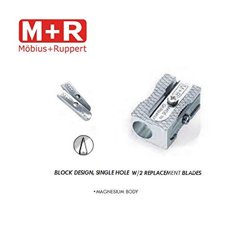 Mobius and Ruppert (M+R) WEDGE SHAPED MAGNESIUM Pencil sharpener (0220)