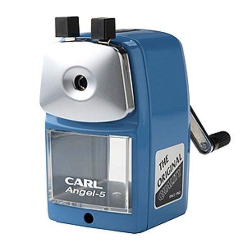 CARL Angel-5 Pencil Sharpener, Blue