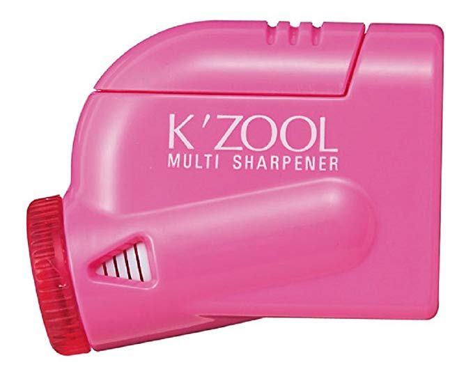 Kutsuwa STAD Angle Adjustable Pencil Sharpener K'ZOOL, Pink (RS018PK)