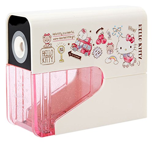 Hello Kitty Slim Electric Pencil Sharpener: School Days