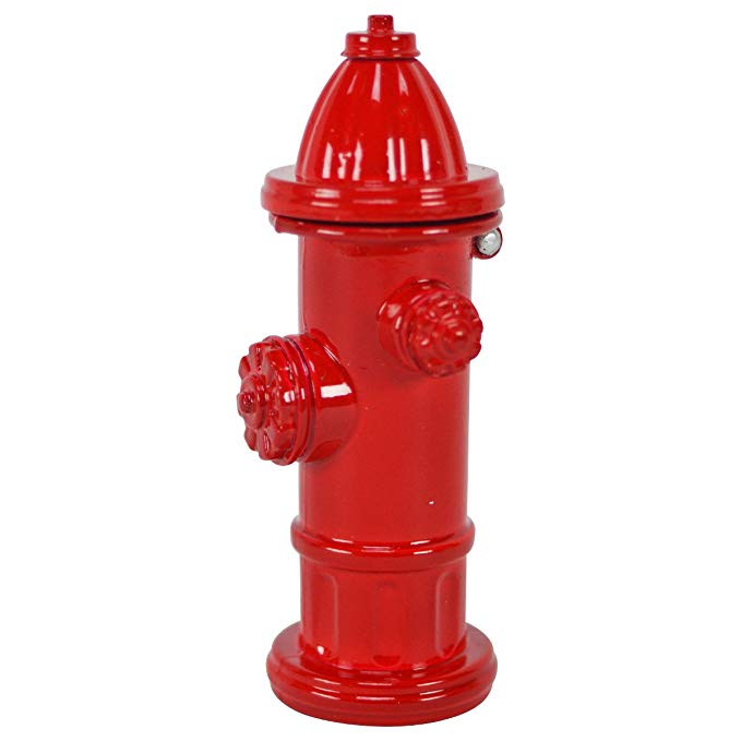 Red Fire Hydrant Miniature Die Cast Pencil Sharpener Firefighter Gift