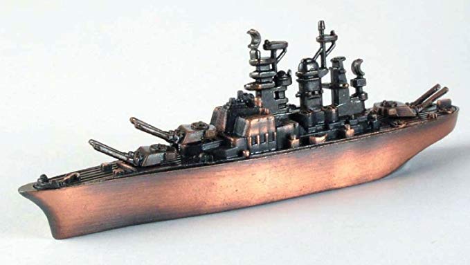 Battleship Die Cast Metal Collectible Pencil Sharpener
