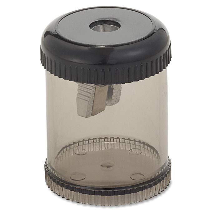 Integra 42851 Pencil Sharpener, Single Hole, Plastic, 1-7/8