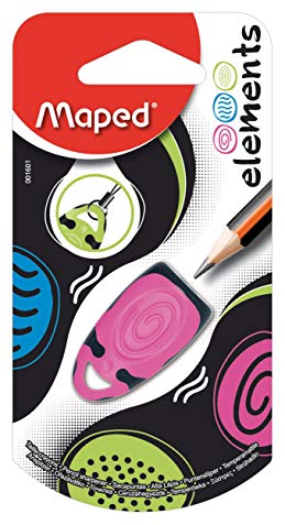 Maped Tip Top Sharpener & Eraser 2 Piece Set, Assorted Colors (001601ST)