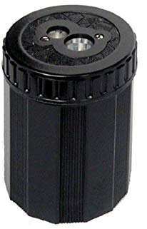 Pencil Sharpener, DUX 2-Hole, Black Duroplast. DX9209