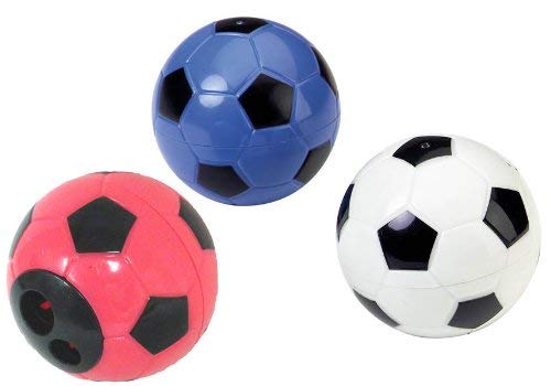 2 Hole Soccer Ball Pencil & Crayon Sharpener, 36 count