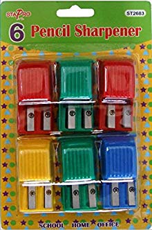 STAPRO PENCIL SHARPENER (PACK OF 6) EACH PIECE CONTAIN 2 SHARPENER