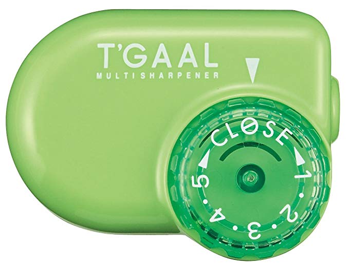 Kutsuwa STAD Angle Adjustable Pencil Sharpener T'GAAL, Green (RS017GR)