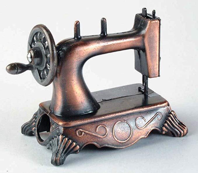 Sewing Machine Die Cast Metal Collectible Pencil Sharpener
