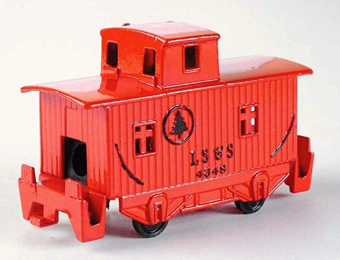 Old Time Red Caboose Die Cast Metal Collectible Pencil Sharpener