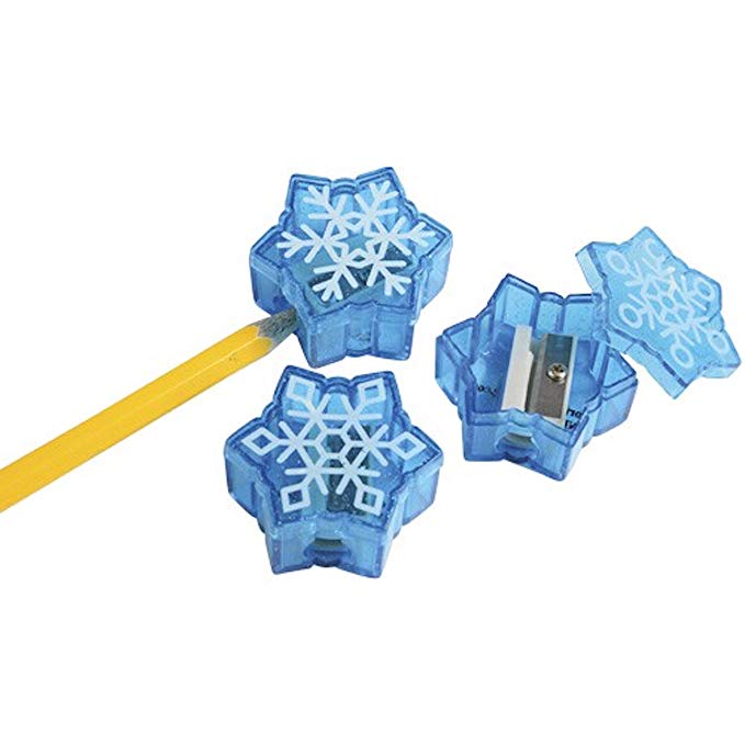 Snowflake Pencil Sharpeners/6-Pc