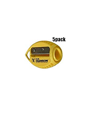 C. H. Hanson 00202 5 Pk Versasharp Carpenter Pencil Sharpeners