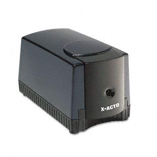 X-ACTO Products - X-ACTO - Deluxe Heavy-Duty Desktop Electric Pencil Sharpener, Black/Gray -