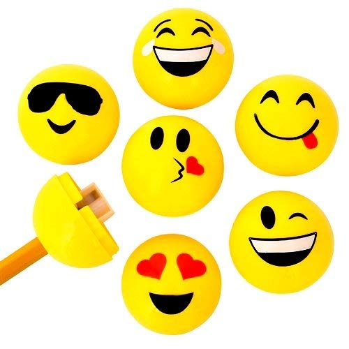 Emoji Sharpeners - 24 per pack