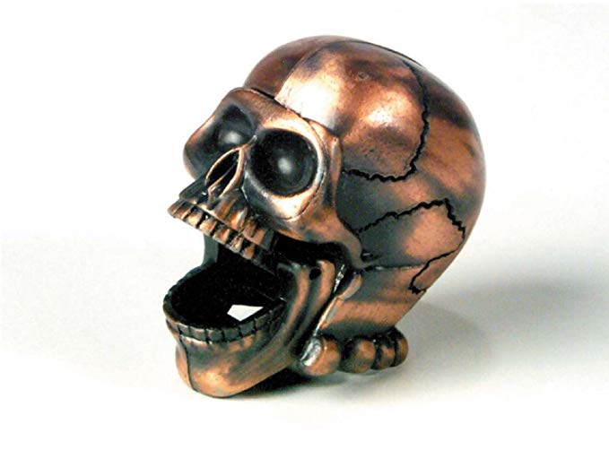 Skull Die Cast Metal Collectible Pencil Sharpener