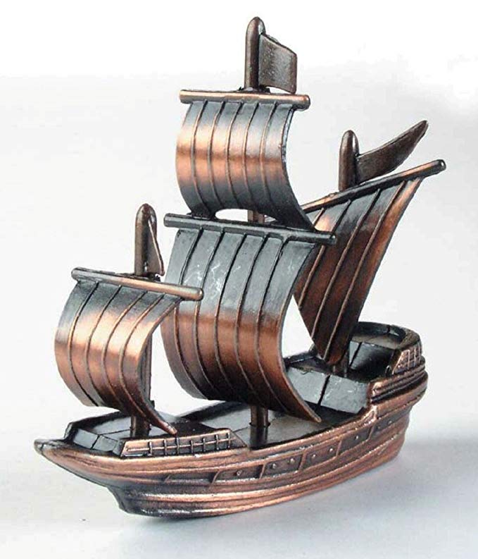 Sailing Ship Die Cast Metal Collectible Pencil Sharpener