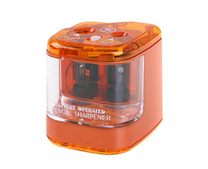 Jakar Battery Pencil Sharpener Double Hole (colour May Vary)