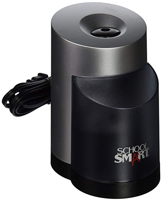 School Smart Vertical Pencil Sharpener, 6 x 4 Inches, Electric