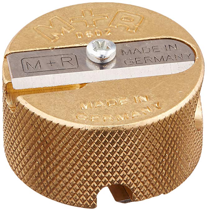 Brass Double Hole Pencil Sharpener